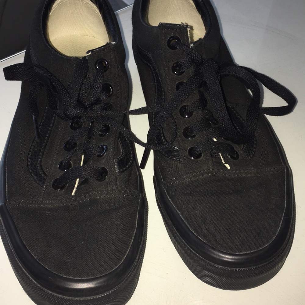 All Black Vans